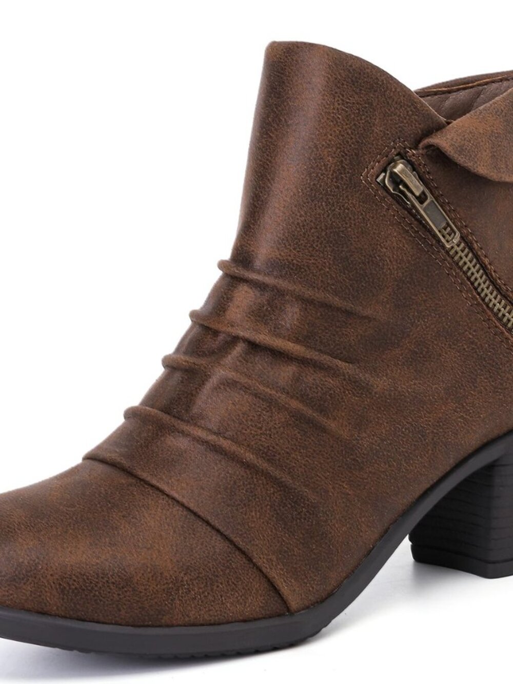 Ankle Boots for Women Heeled Fashion Booties.